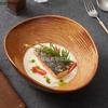 Kiln Changes Retro Ceramic Bowl Dessert Bowl Oat Bowl Salad Bowls Snack Bowls Restaurant Molecular Cuisine Creative Tableware