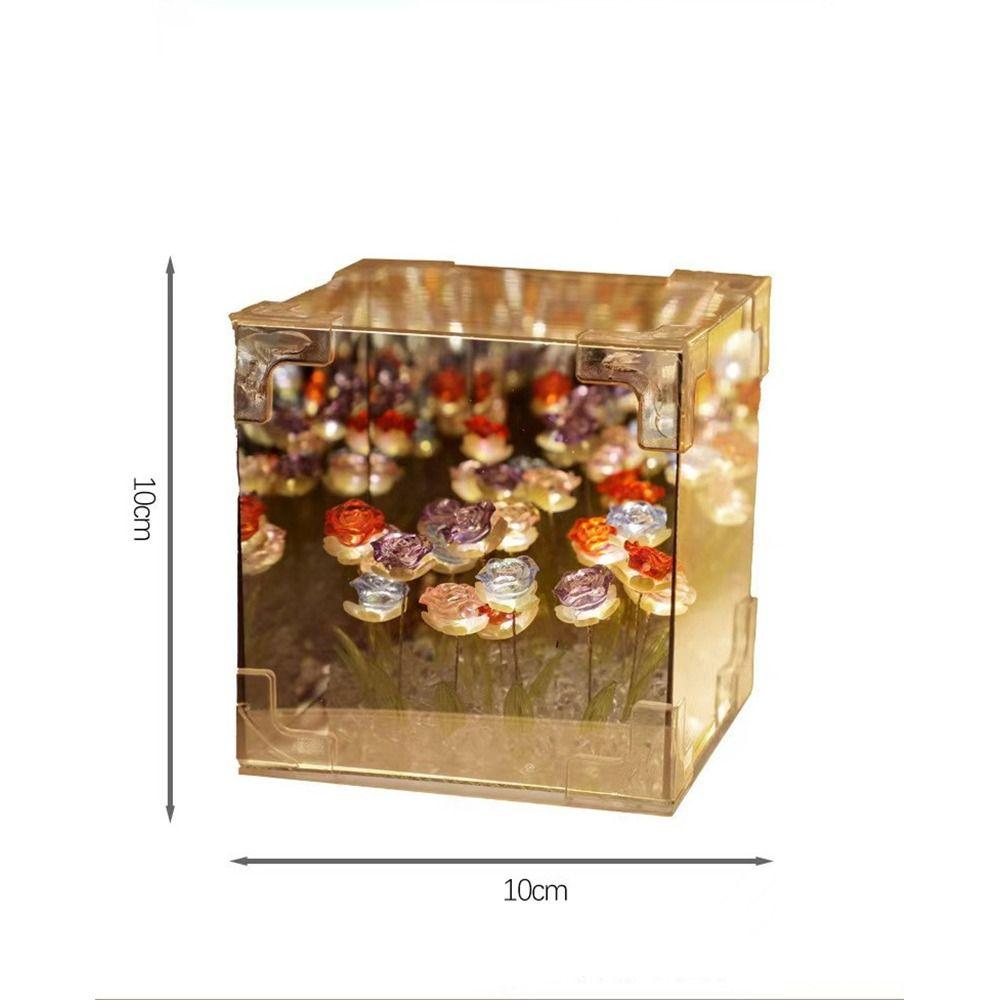 Desktop Decoration Cube Night Light DIY Material Atmosphere Lamp  Living Room