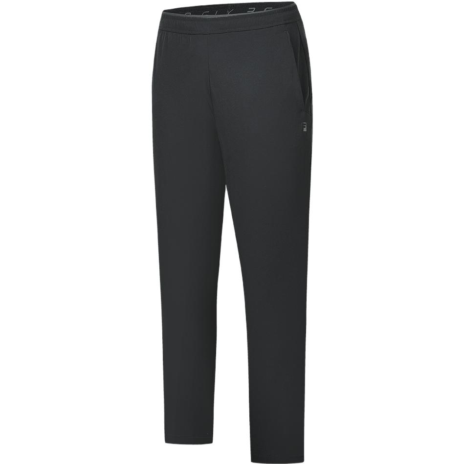 

FILA Official 2023 Winter New Simple Basic Woven Long Pants Fitness Basketball Sports Pants Men bottoms Deep-Black A11M331805F-BK M