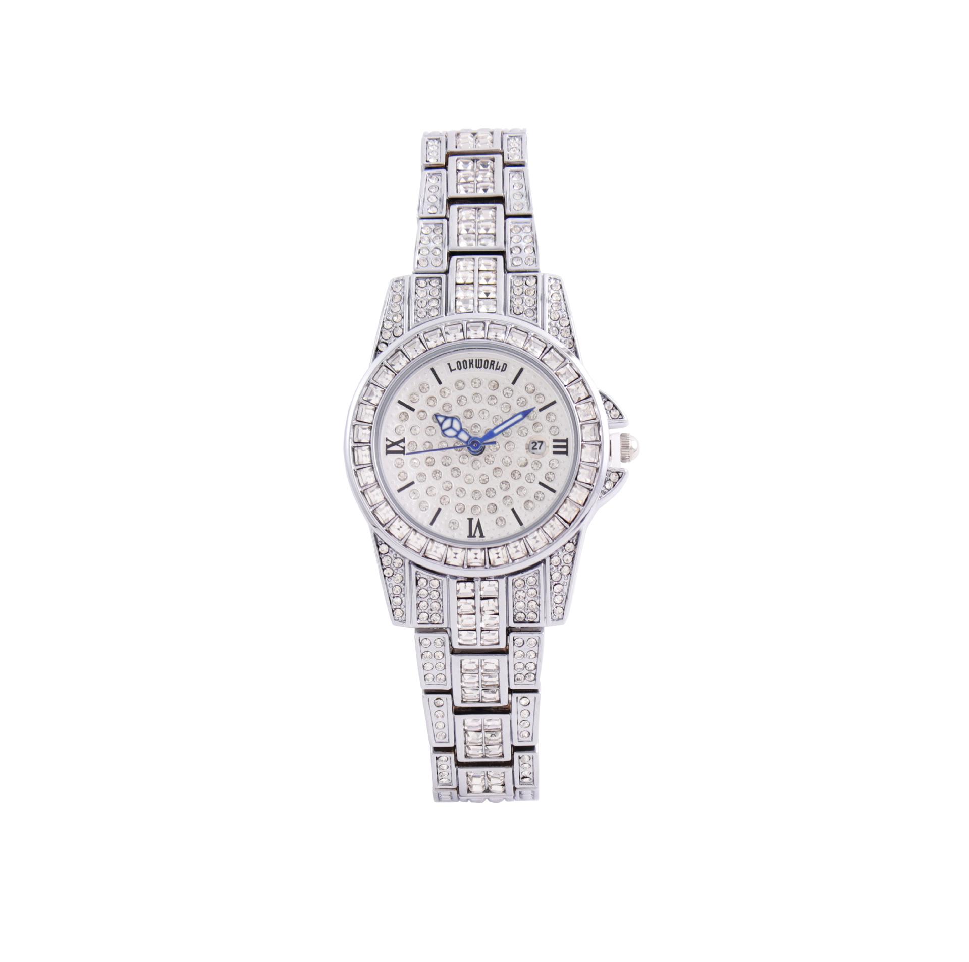

LOOKWORLD Стильные кварцевые часы с бриллиантами для пары