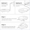 Mouse Jiggler Mouse Wiggler Shaker Drive Free Undetectable Moves Mouse Automatically USB C Cable Keep Computer/Laptop Awake