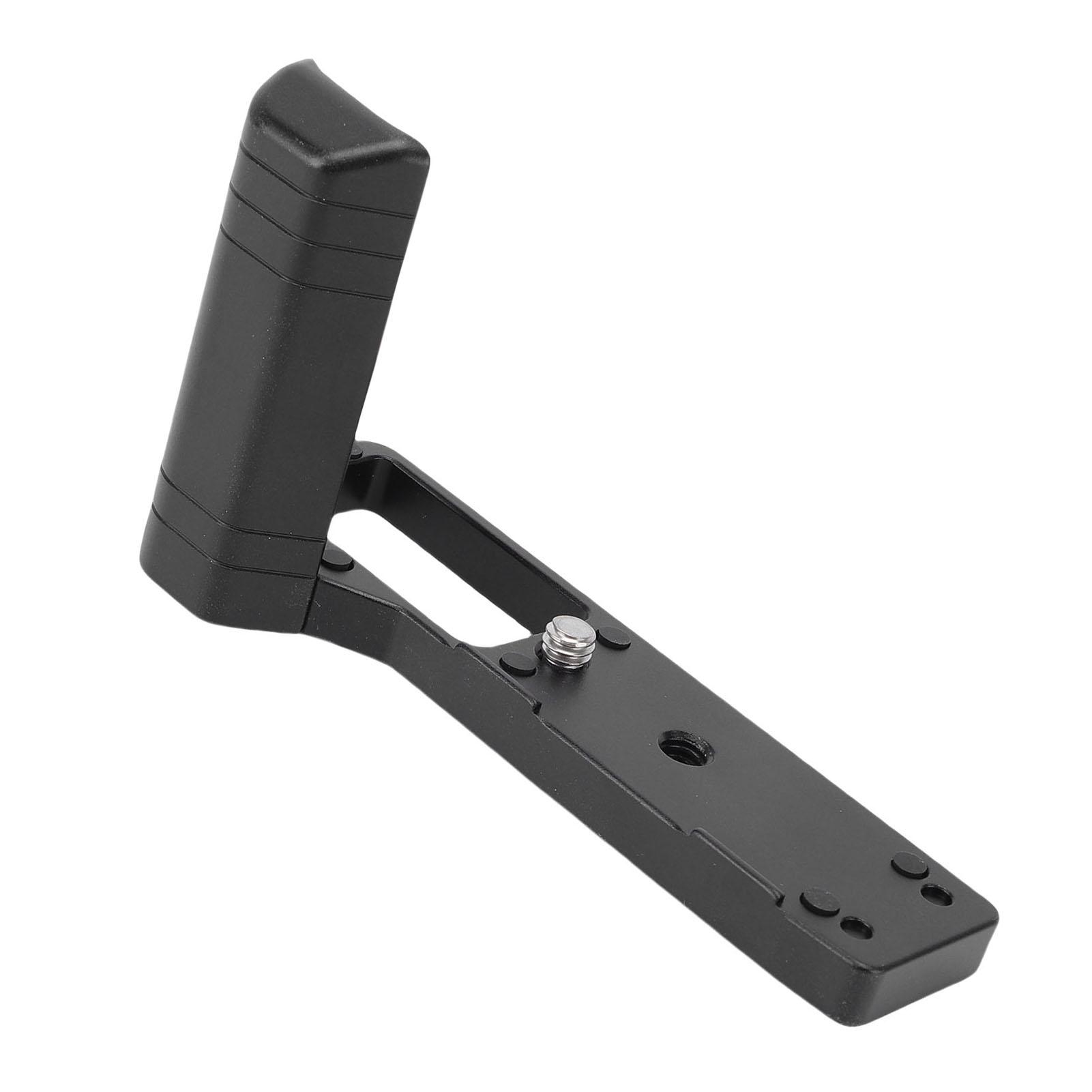 

L Shape Handgrip Fit for GR3 Camera Aluminum Alloy Camera L Shape Grip with Quick Release Plate 1Celsius4 Inch Screw Hole