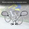 1 pair Bicycles Rearview Mirroring 360 Degree Revolving Antiglare Mirroring for Mountain Bike Scooter