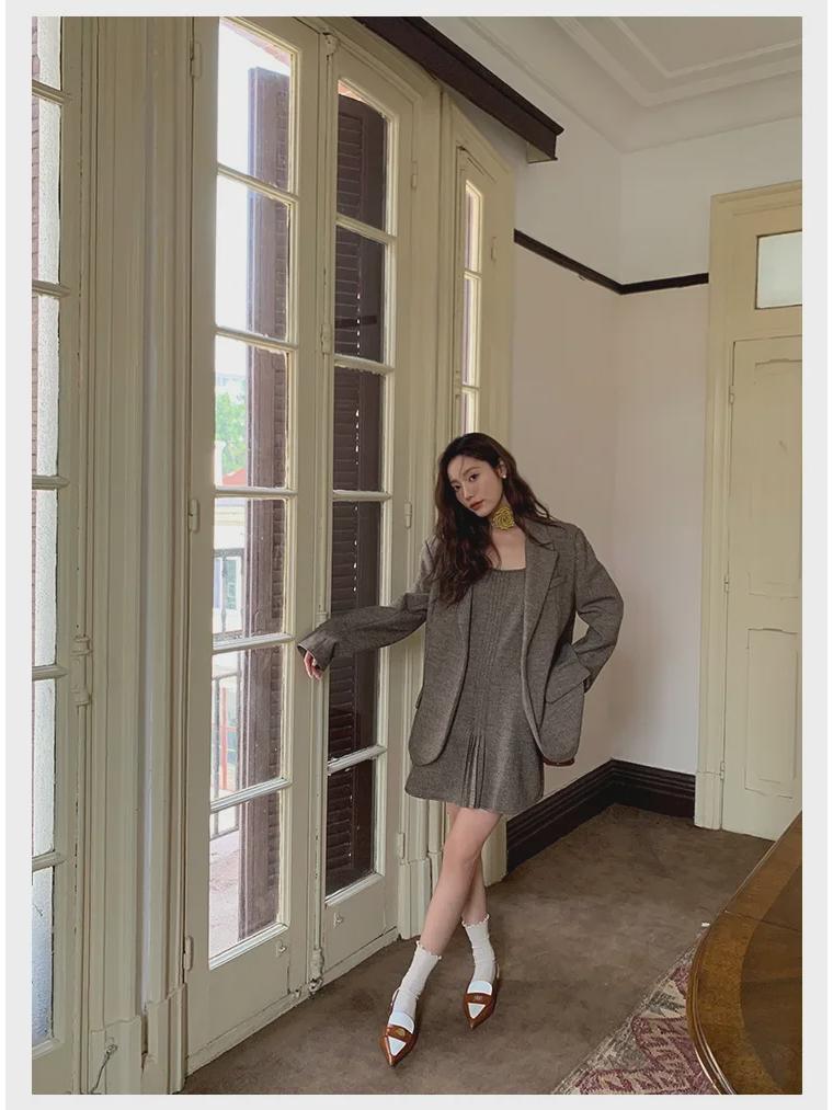 Autumn 2023 Women's Wool Suit Jacket - Meillard Luxury, No Returns or Exchanges