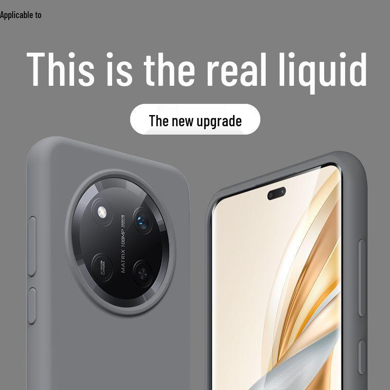 Honor X60 Pro Liquid Silicone Case - Soft, Anti-Drop Protective Cover for Women