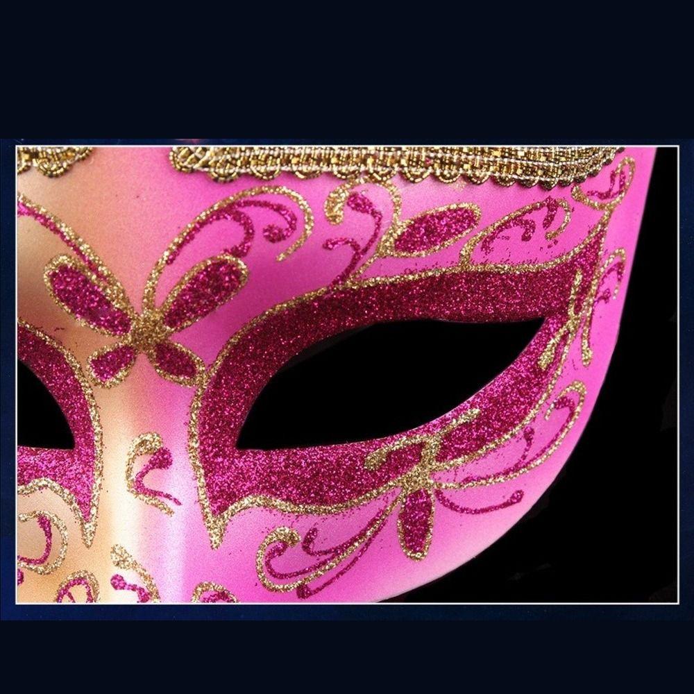 Creative Vintage Half Face Mask Lace Edge Hollowed-out Masquerade Party Mask Princess Mask Women