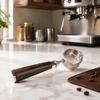 Stainless Steel and Wooden Handle Bottomless Portafilter for Delonghi EC0680 Espresso Brewing