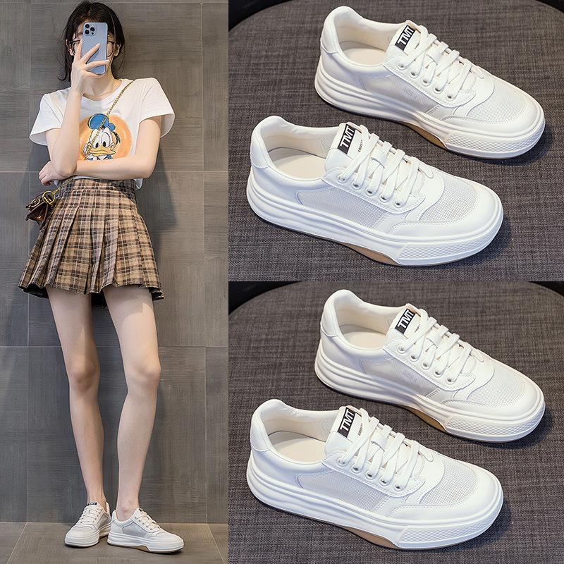 Mesh women's new summer thin thick-soled breathable versatile casual sports women's shoes