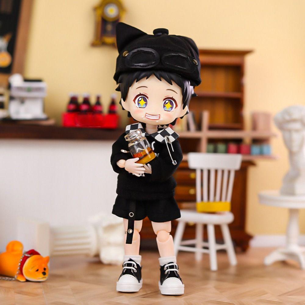 Dress Up Ob11 Doll Cat Hoodie Set Hat Ob11 Bjd Doll Clothes  Bjd Decoration