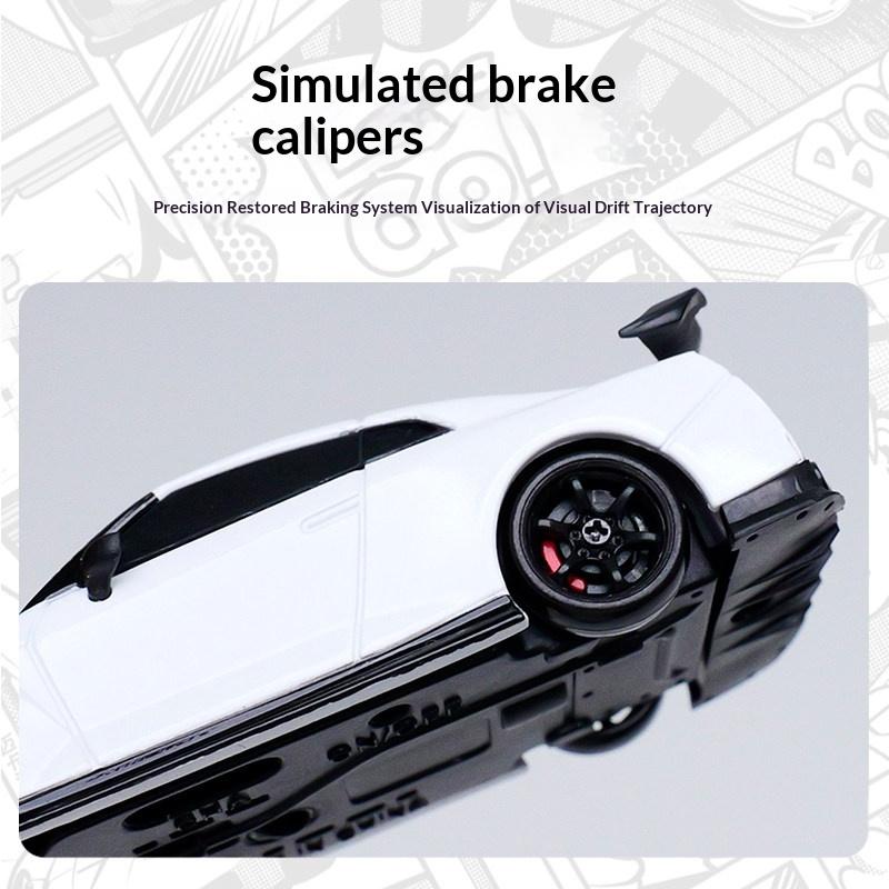 Rc Remote Control Car 1 64 Mini Four Wheel Drive High Speed Drift Racing Vehicle Model Desktop Ornament Gift For Friend