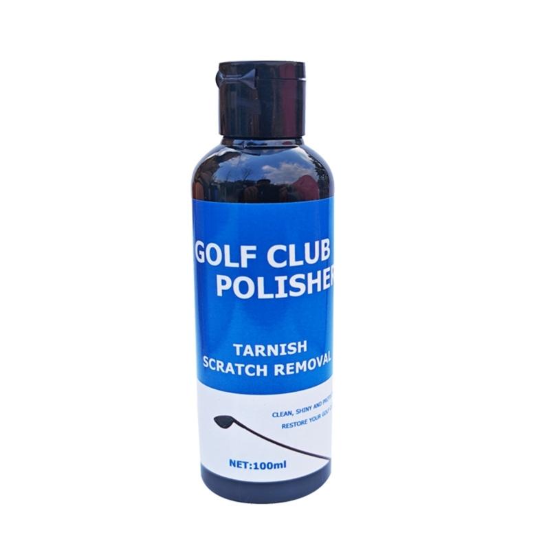 

Golf Club Head Cleaner 100ml Golf Club Scratch Remover Professional Restorer for Metal, Zinc, Aluminum & Steel Clubs