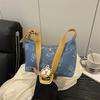 Cute Printed Contrasting Color Underarm Bag Fashionable Versatile Women's Messenger Bag Light Luxury Texture Portable Shoulder Bag High Value