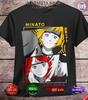 Minato Kushina Shirt Naruto Shippuden Itachi Anime Unisex Tee T-Shirt All Size