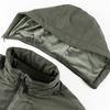 Men's Thin Plus Fleece Jacket, Waterproof Windproof Mountain-Style Outerwear with Detachable Hood for Spring & Autumn