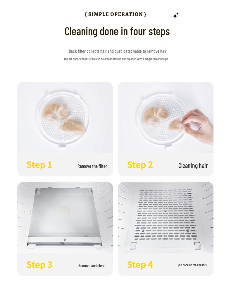 Smart Pet Dryer: Silent, Temperature-Controlled Drying Box for Cats and Dogs
