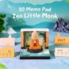 Chic 2027 Desk Calendar Integrated LED Light and Tear-away Display for Elegant Interiors
