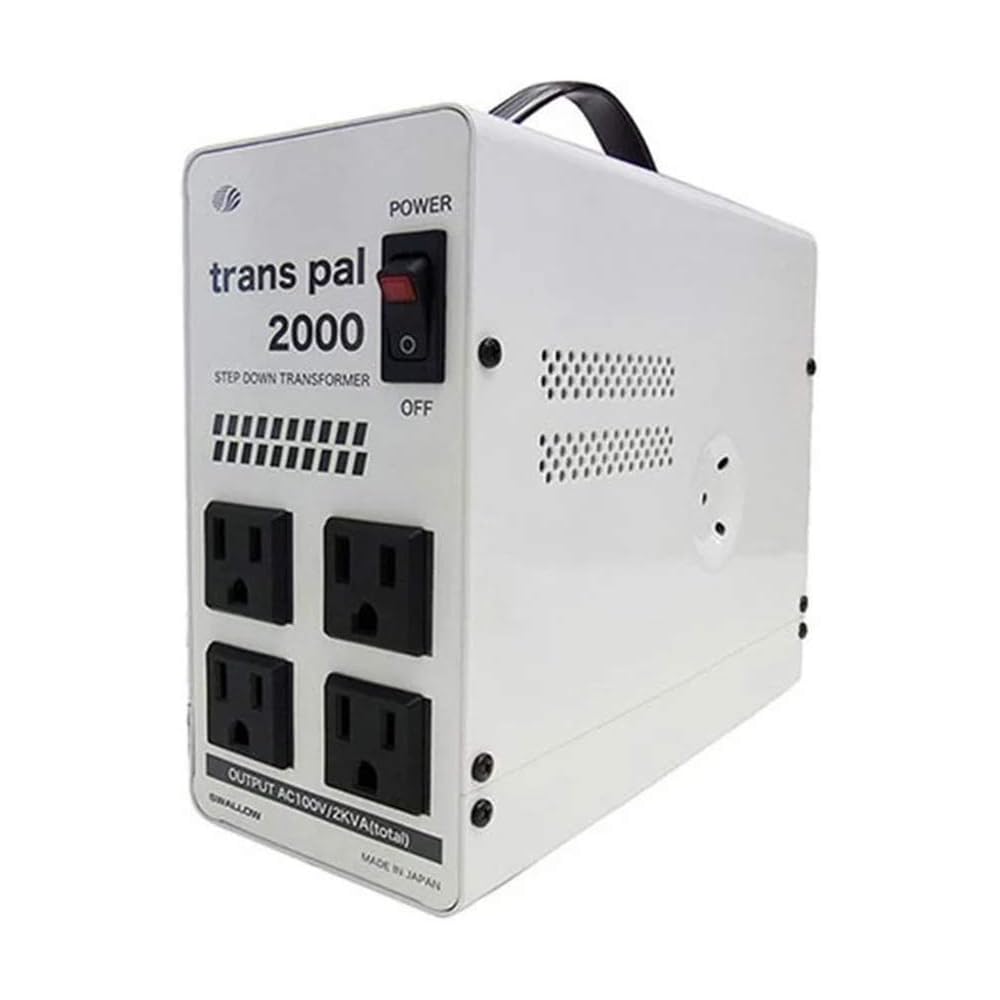

Swallow Electric PAL-2000IP 2000W Transformer for International Use [AC240V to AC100V]