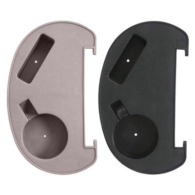 Clip On Sides Recliner Cup Table Tray Lounges Chair Cup Holder Tray with Mobile Phone Slot Cup Holder Slot & Snack Tray