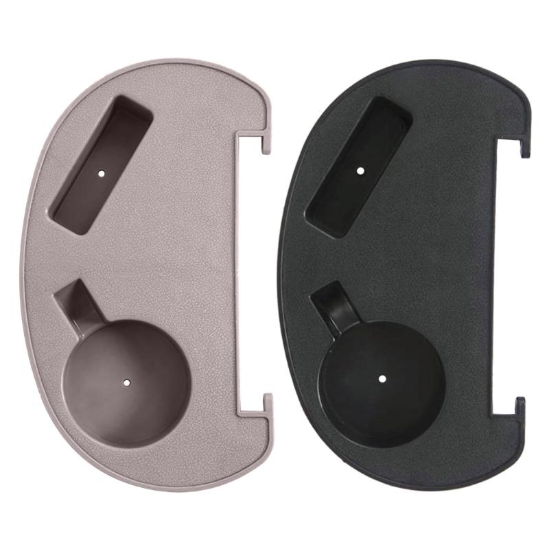 Clip On Sides Recliner Cup Table Tray Lounges Chair Cup Holder Tray with Mobile Phone Slot Cup Holder Slot & Snack Tray