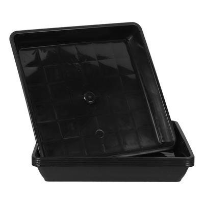 5Pcs PP Material Square Plant Pot Saucers Long-Lasting Watering Trays for Bonsai Trees Square Watering Tray Flower Pot Tray