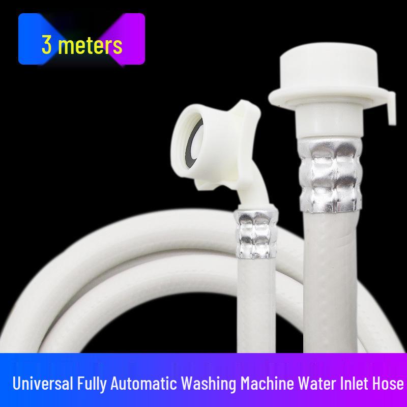 Universal Flexible Inlet Hose Extension for Fully Automatic Washing Machines