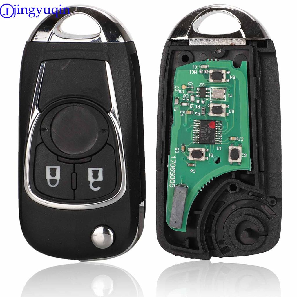 Jingyuqin 315/433mhz Upravený obal kľúča od auta Pre Chevrolet Cruze Pre Buick Pre VAUXHALL OPEL Insignia Astra J Zafira C 2