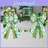 Irish Saint Patricks Day Decoration Ribbon Garland With Polyester Fabric For Festival Scene Decor