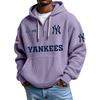 Mens Zip-Up Hoodie NFL Collection Streetwear Loose Fit Casual Sweatshirt Fall