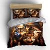 Wolf faces and feathers. Bedding sets Duvet cover sets Duvet covers Pillowcases(1 * Duvet Cover 2 * Pillowcases without duvet insert)