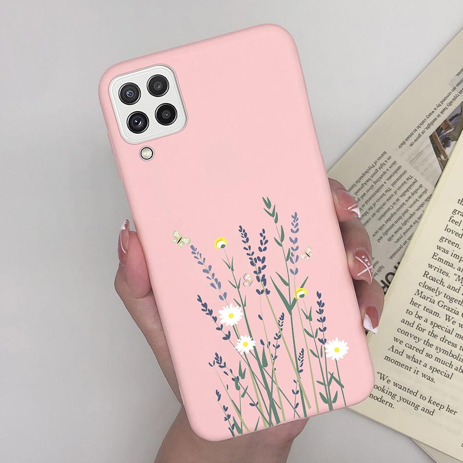 For Samsung Galaxy A22 4G 5G Case SM-A225F Love Heart Soft Silicon Phone Cover For SamsungA22 GalaxyA22 M22 A 22 4G 5G Fundas