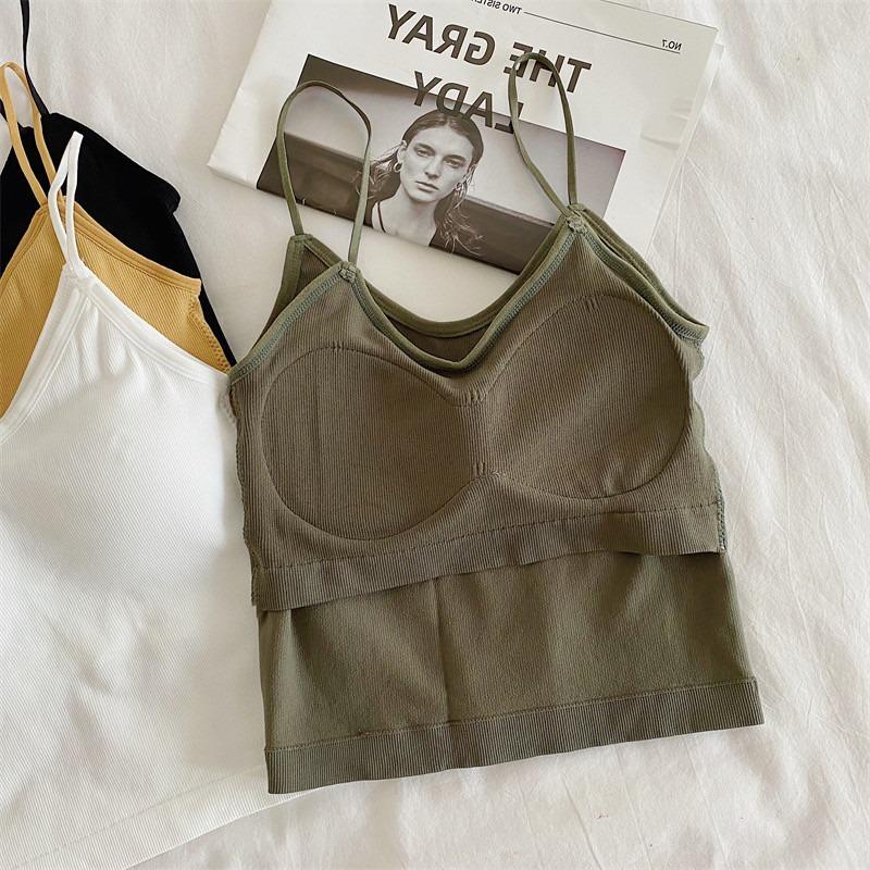 Tílko s úzkým střihem a výstřihem do V, jednobarevné, na léto, vrstvení nebo svrchní oblečení