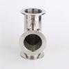 KF 16 25 40 50 Tee3 Ways SUS 304 Stainless Steel Sanitarry Vacuum Plumbing Fitting Brew