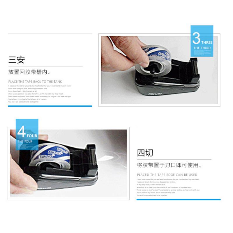 Tape Dispenser Large Stationery Adhesive Tape Cutter Sealing Tape Table Base Dispenser Office Supplies Packaging Tapes Dispenser