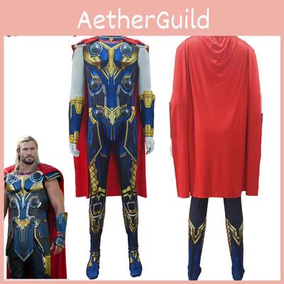 Love And Thunder Thor Odinson Cosplay Kostüm für Kinder und Erwachsene Perfekt für Halloween und Karneval