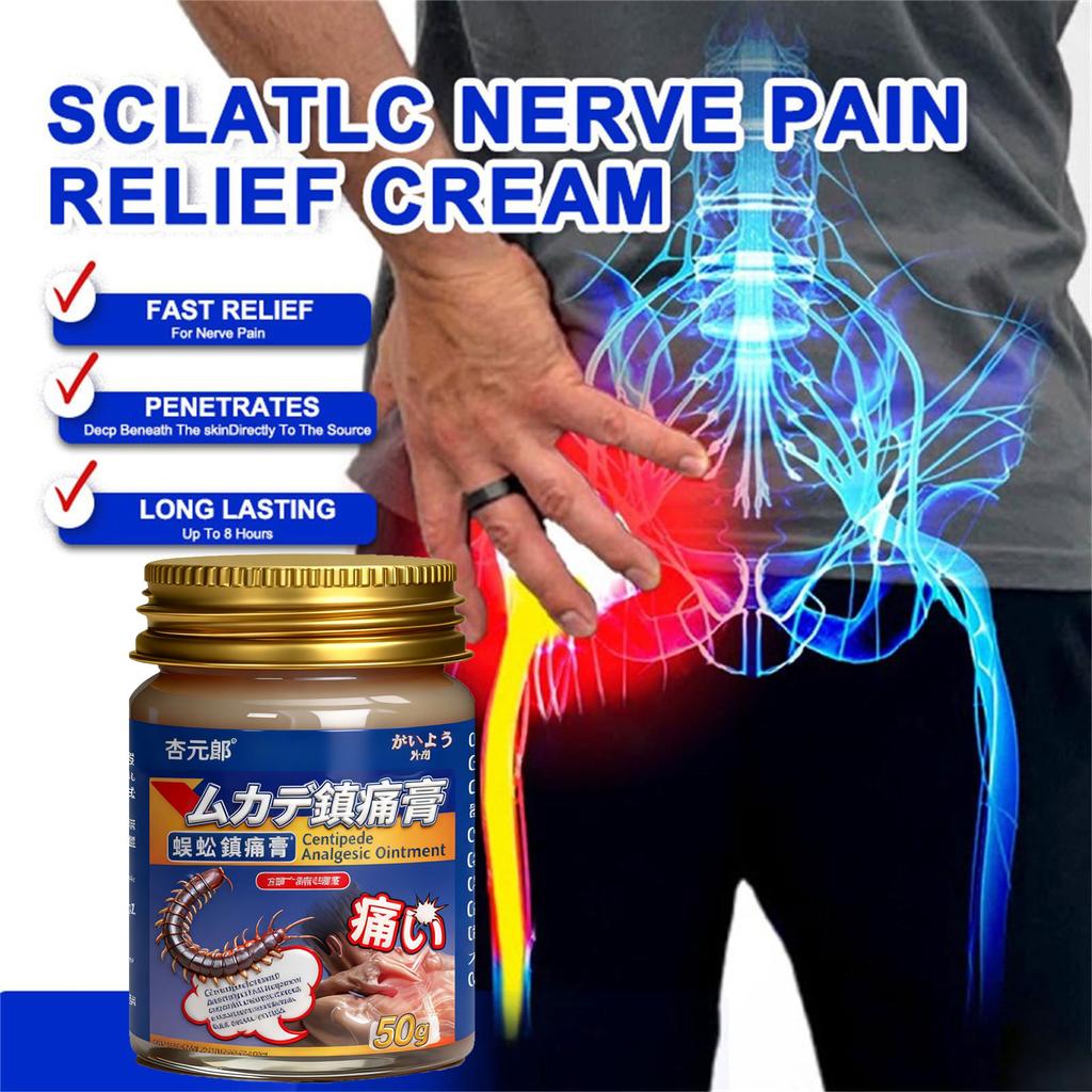 Organic Sciatica Care Cream - Non-Irritating Herbal Leg Nerve Soothing