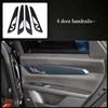 For Cadillac CT-6 2016-2020 Interior Carbon Fiber-Style Dashboard Trim Gear Steering Wheel Frame Panel European Auto Enthusiasts