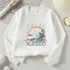 Kids Crewneck Long Sleeve Sweatshirt,Life A Beach Make Waves Floral Ocean Print