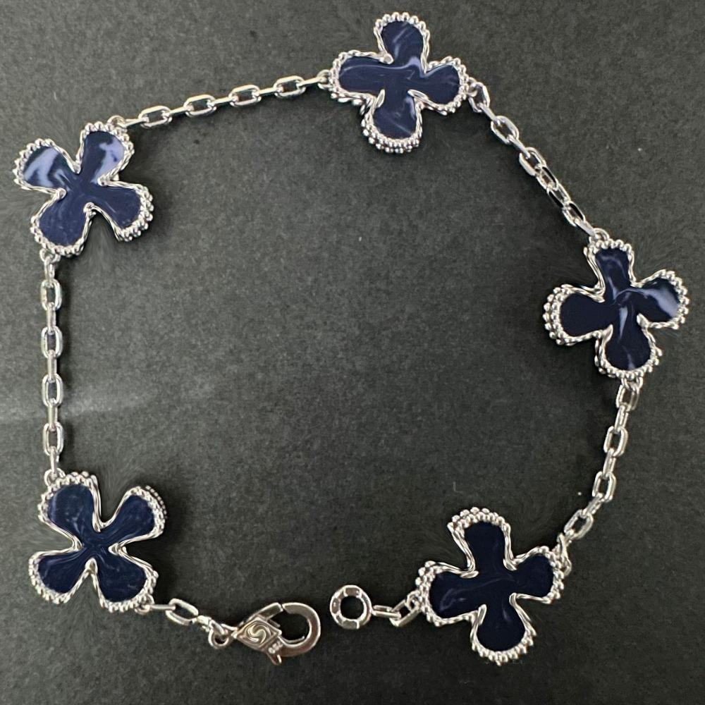 High Version Four-leaf Clover Bracelet Female Mother-of-pearl Agate Five-flower Ladies Bracelet