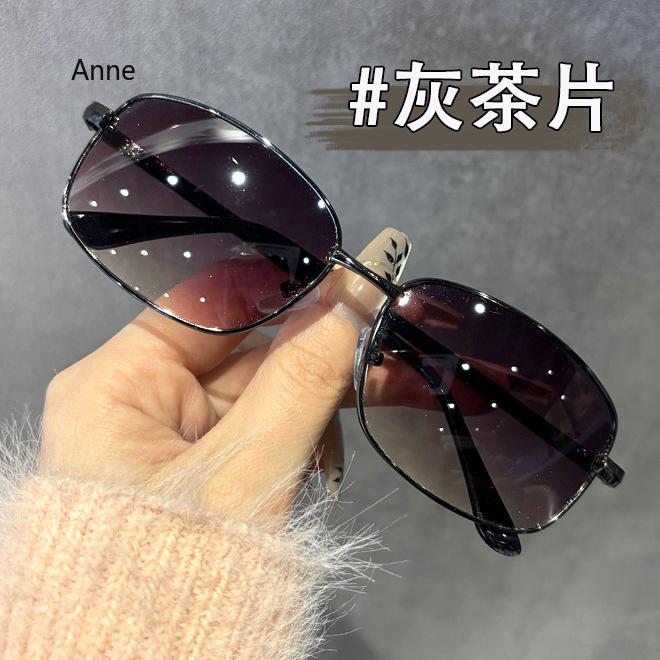 Women Glasses Oversized Square Sunglasses Women Fashion Shades Metal Sunglasses Men Retro gafas de sol mujer