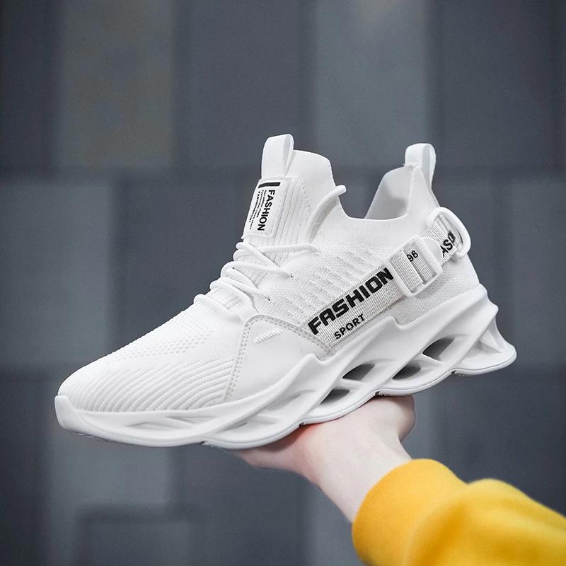 MAEDEF Sneakers Mens Running Shoes Light Comfortable Walking Shoes Breathable Mesh Non Slip Soft Sole Athletic Sports Sneakers