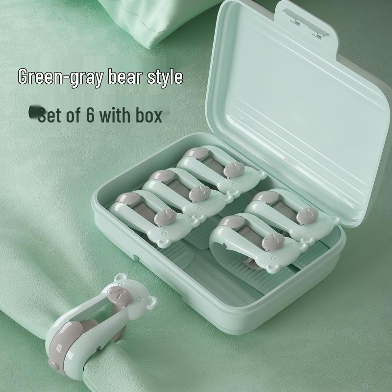 

Зажимы для одеяла «Маленький медвежонок» без следов - Невидимые застежки для пододеяльника без игл