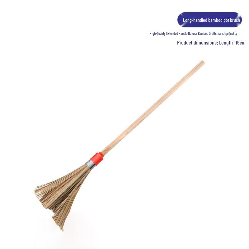 CLITON Traditional Bamboo Pot Scrub Brush