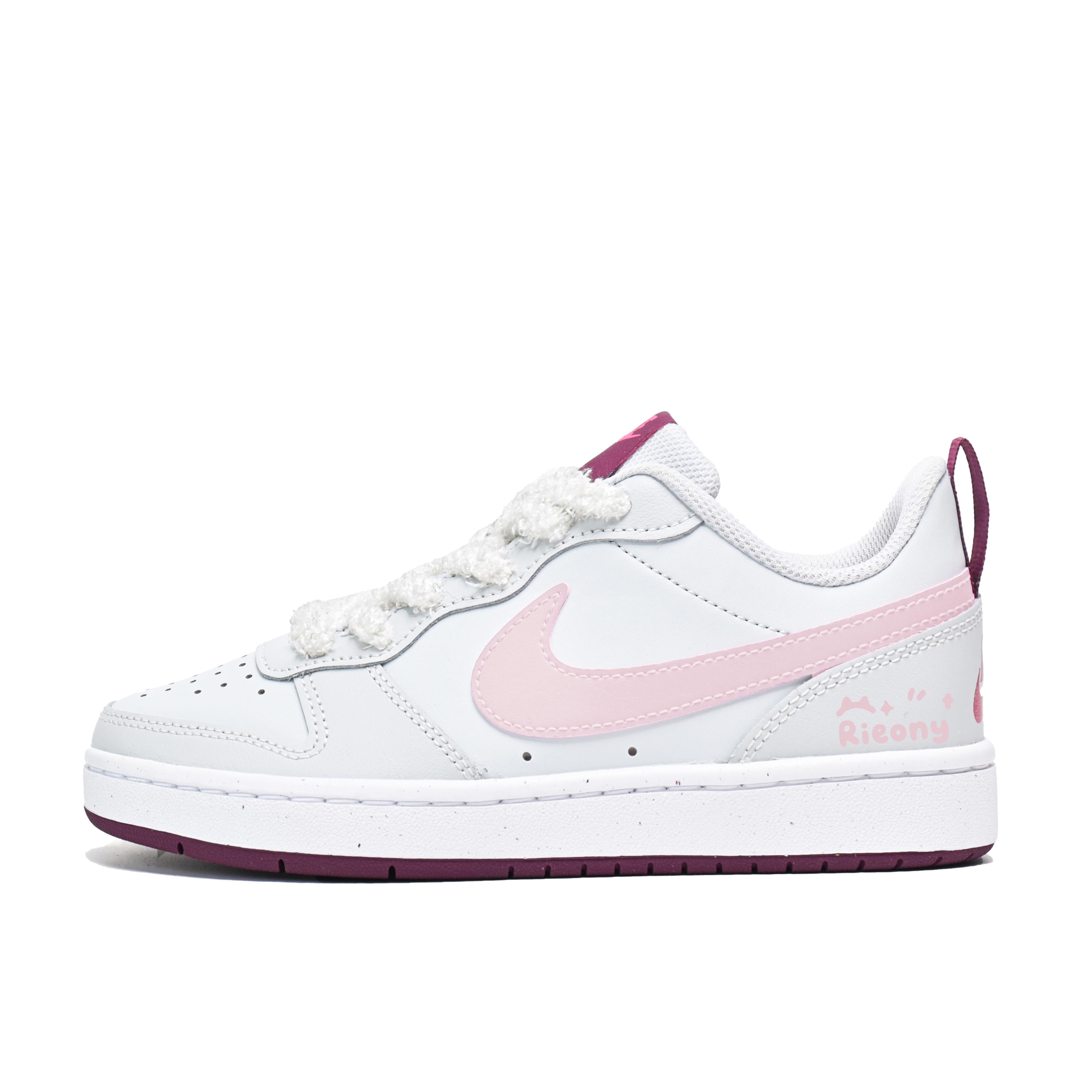 

Nike Court Borough Cherry Blossom Jelly Low top Skateboard Shoes Women s BQ5448-015(Team1966-) 38