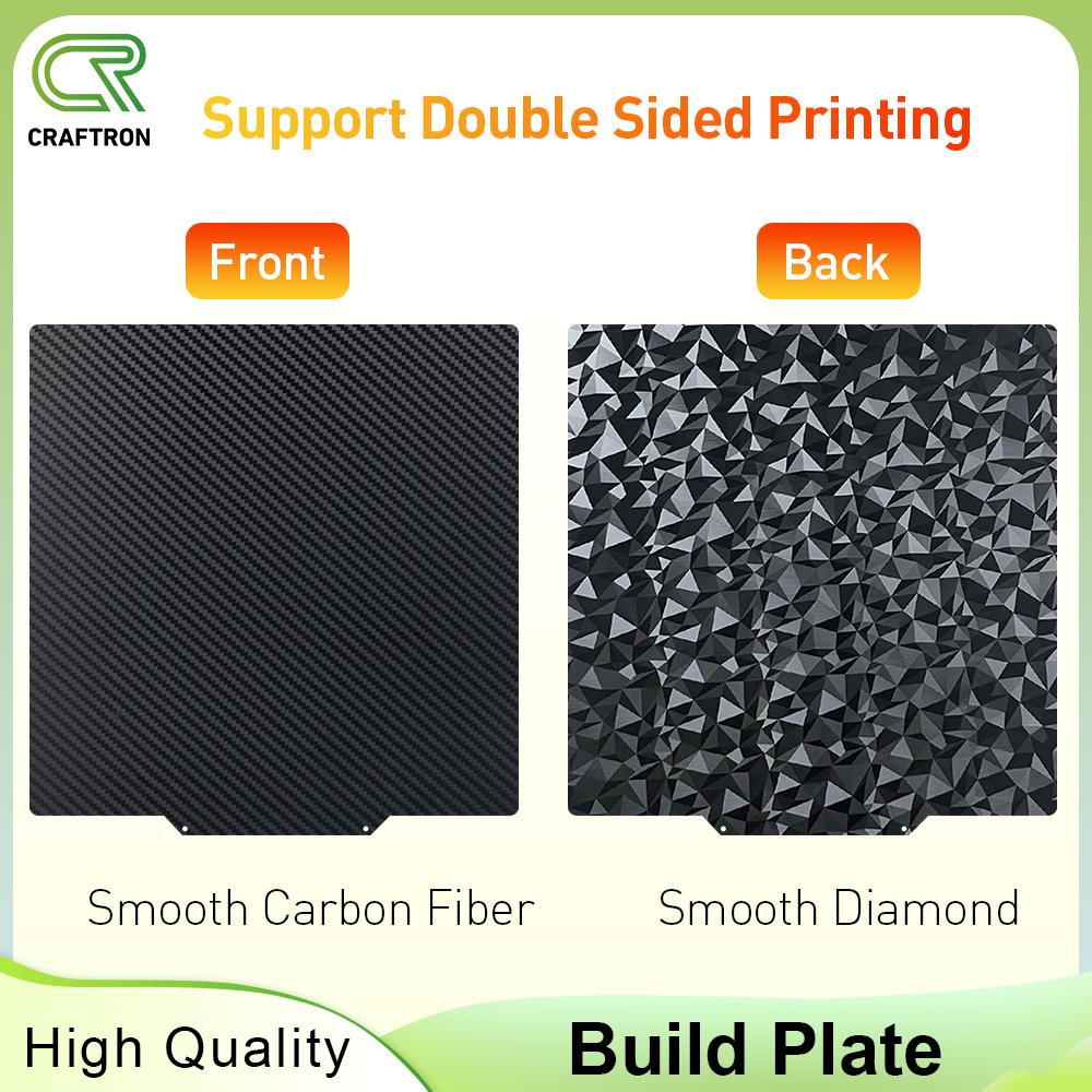 Für Elegoo Neptune 4 Plus/3 Plus PEI Druckplatte 330x330mm beidseitig texturiertes PEI Federstahlblech für X5SA Pei 330x330