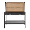 VEVOR Hardwood Workbench, 110 kg Weight Capacity, 1200 mm Heavy Duty Workbench with Pegboard, 4 AC Outlets & 2 USB Ports