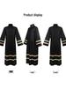 Medieval European Stand Collar Robe: Long Sleeve Cosplay Outfit for Priest Performance