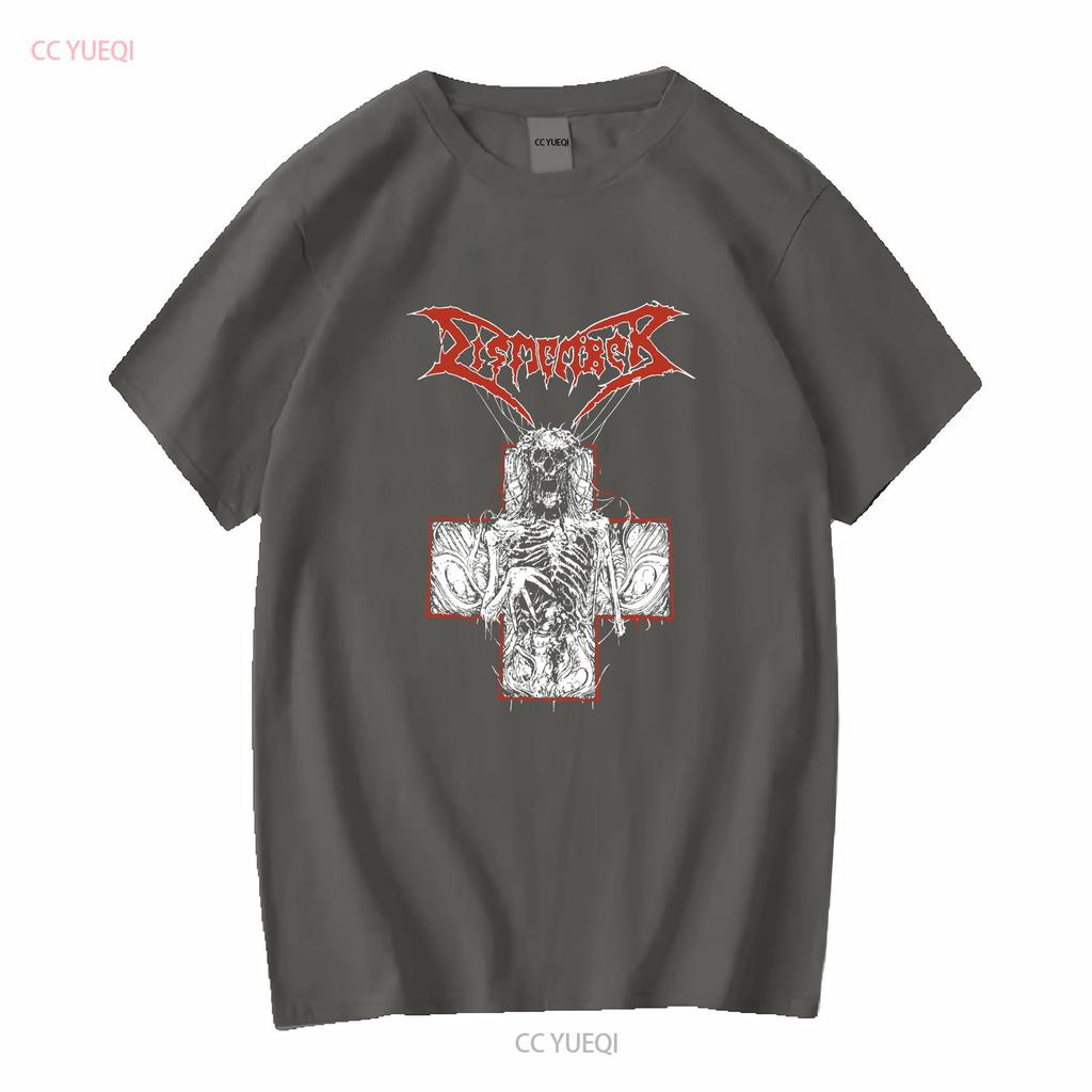 DISMEMBER Winter T Shirt  Black Cotton Size S to 2345XL K3121 vintage Washed Stretched Soft Stylish Slightly designer clothes