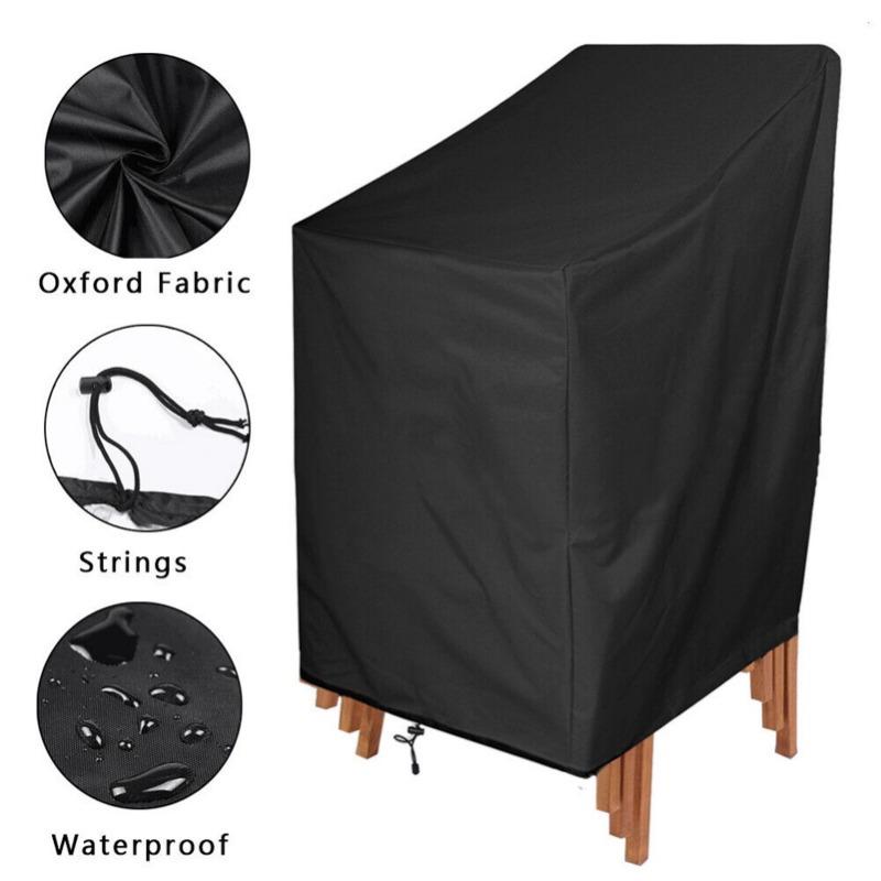 Courtyard Chair Cover 210D Oxford Fabric Waterproof Outdoor Chair Cover, Suitable for Garden, Lawn, Deep Seat