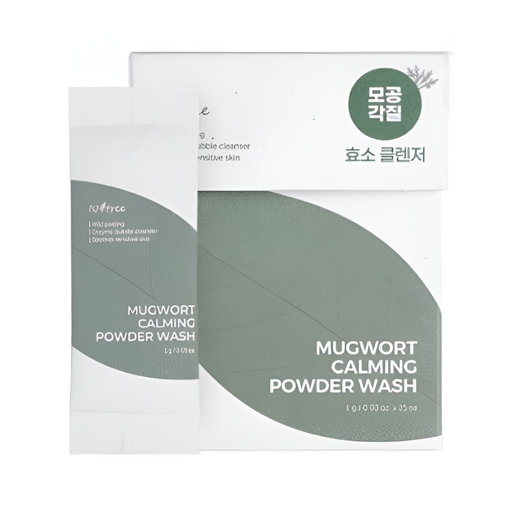 ISNTREE Mugwort Calming Powder Wash Enzyme Cleanser 1g x25 Deep Cleansing Pore Care Gentle Exfoliation