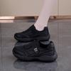 Spring And Autumn Round Head Little White Board Shoes Women'S Velcro Casual Sports Mary Jane Single Shoes K18